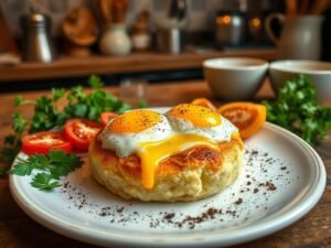 Cuscuz Nordestino Energético com Ovo e Queijo