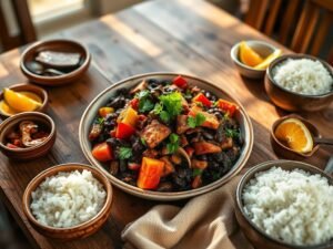 Feijoada Vegana para Ganho de Massa: Rica em Proteínas e Sabor