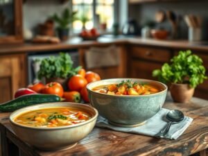 Sopa de Legumes Cremosa do Inverno Brasileiro