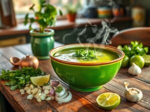Sopa de Ervilha em Lata com Toque Brasileiro