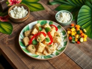 Strogonoff de Frango Tropical