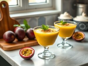 Mousse Tropical de Maracujá