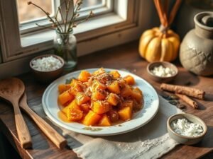 Doce de Abóbora com Coco e Canela