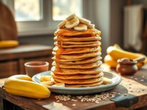 Panquecas de Banana Energéticas