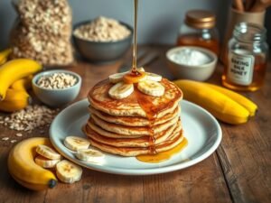 Panquecas Saudáveis de Aveia e Banana