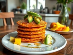 Panqueca de Batata Doce Fit com Toque Brasileiro