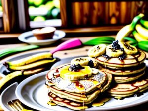 Panqueca Proteica de Banana e Aveia