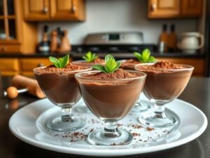 Mousse de Chocolate Simples dos Sonhos