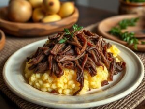 Escondidinho do Sertão: Carne Seca com Mandioca