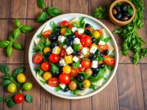 Salada de Palmito com Azeitonas Tropical
