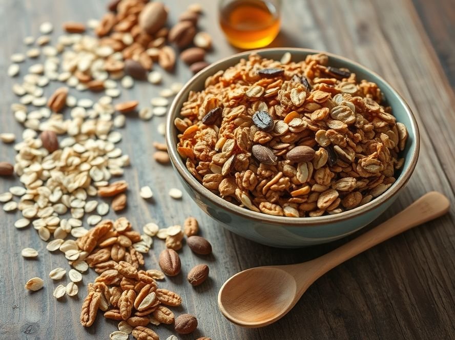 Granola Caseira Sem Açúcar Simples: O Café da Manhã Perfeito
