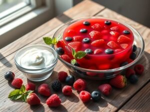 Gelatina Frutas Vermelhas Agar Natural