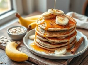 Receita Fitness: Panqueca Proteína Aveia Banana Canela