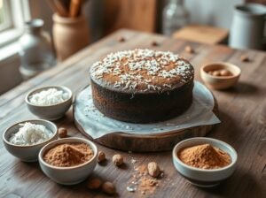 Bolo Energético de Chocolate com Coco e Cacau