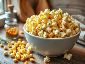 Pipoca Caseira Tempero Nutritivo Natural