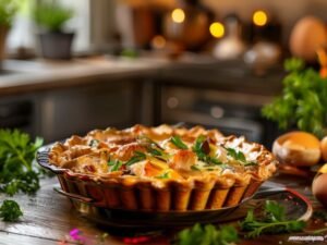 Torta de Frango Crocante na Air Fryer